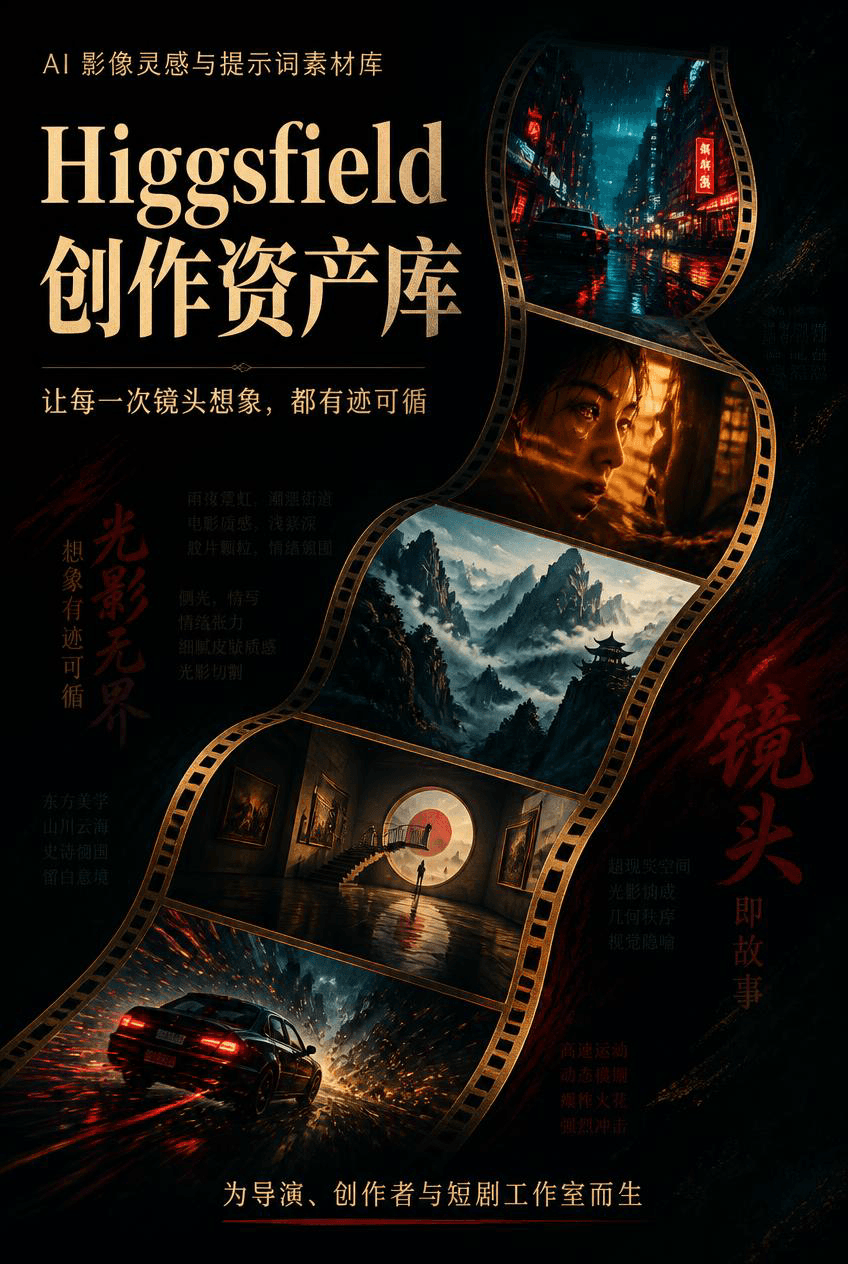 11万条AI视频提示词-Higgsfiled-电影级别 封面